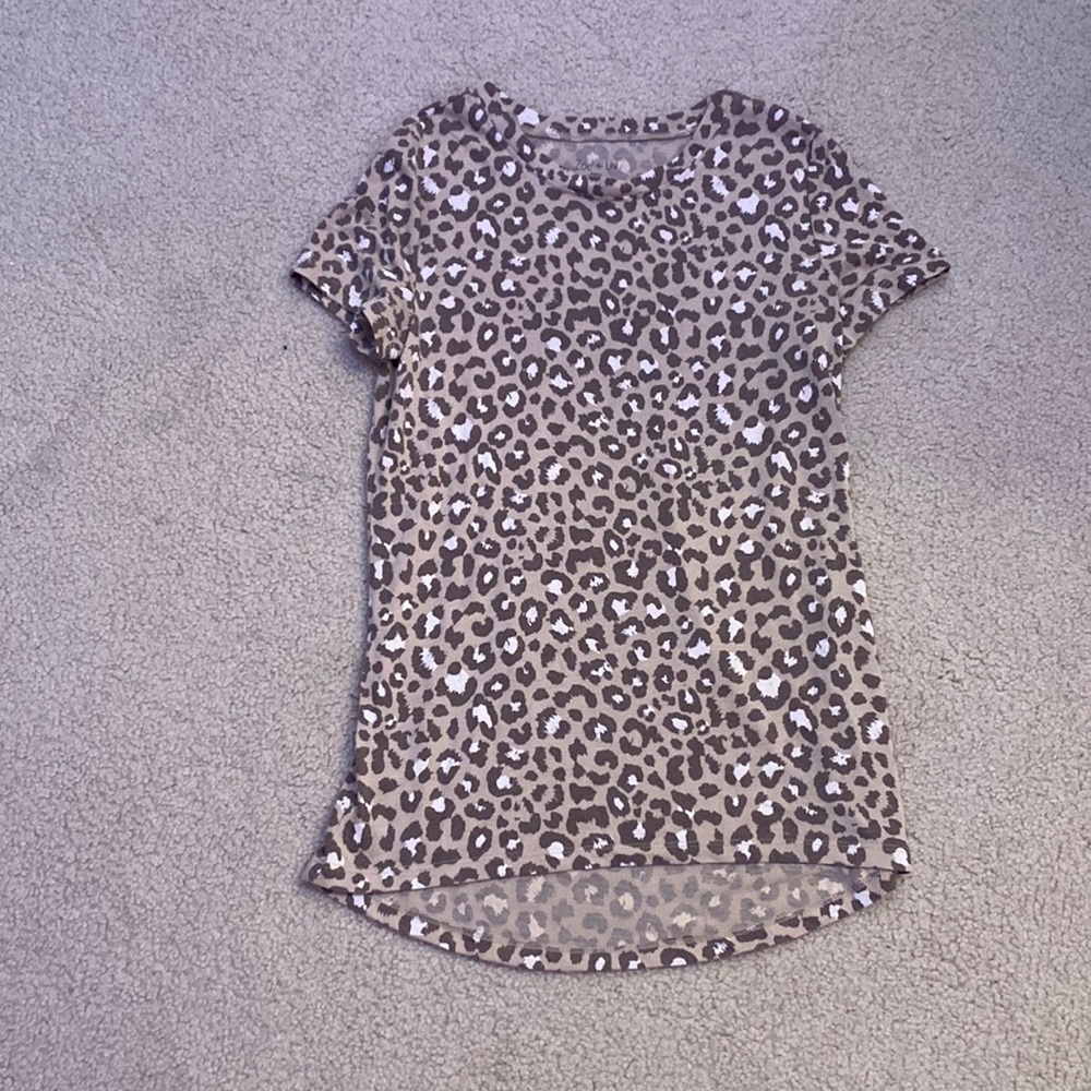 Never worn cheetah print top